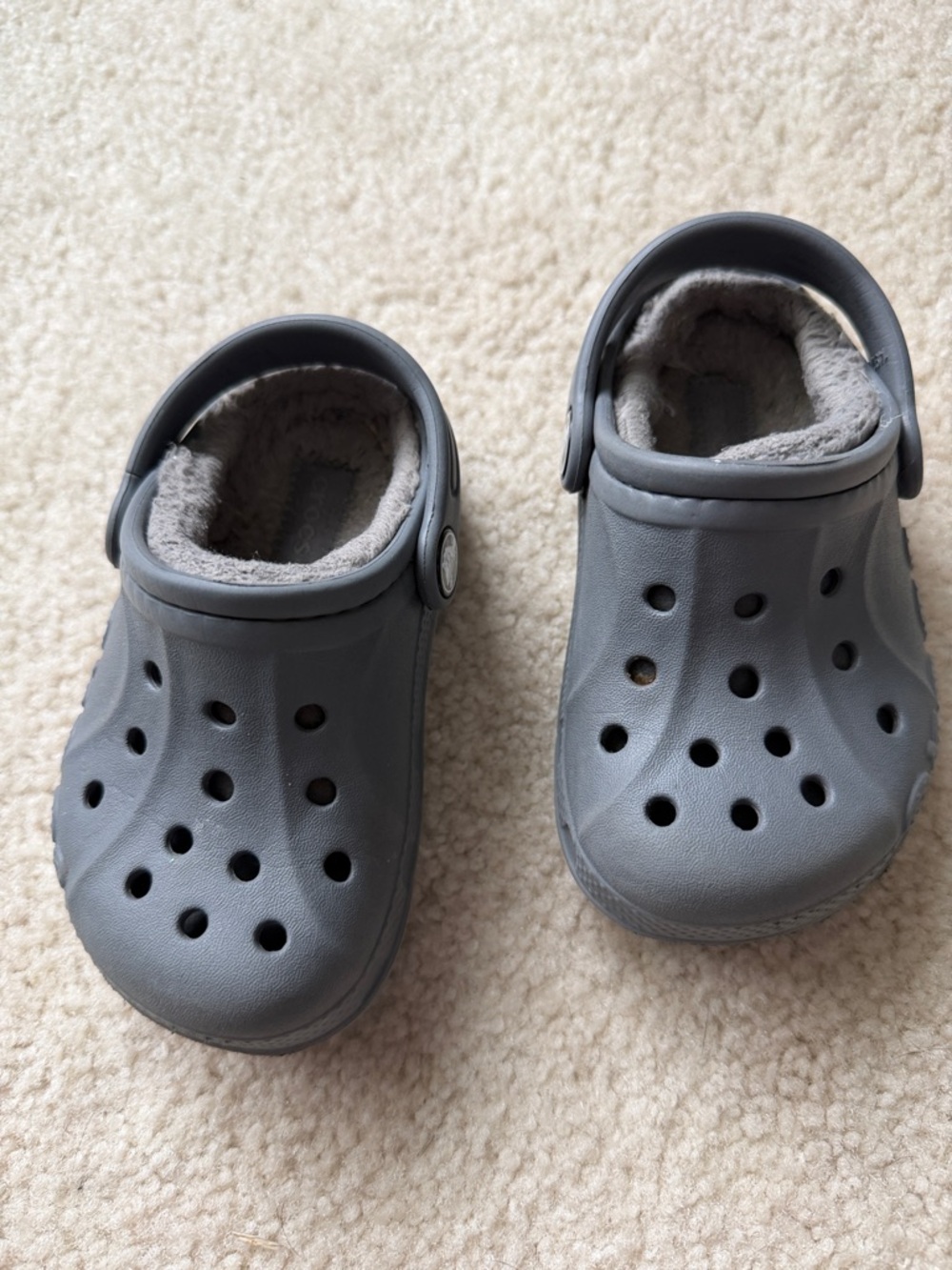 Crocs with Fleece Lining Toddler 7